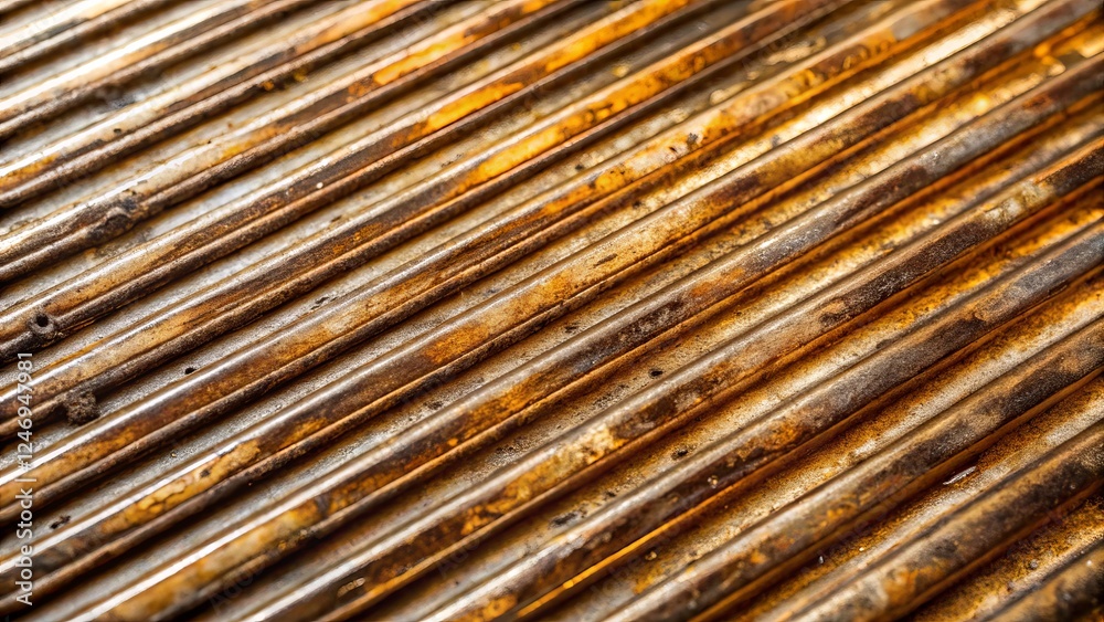 Close-Up View of Textured Metal Surface with Industrial Aesthetic Close-Up View of Textured Metal Surface with Industrial Aesthetic