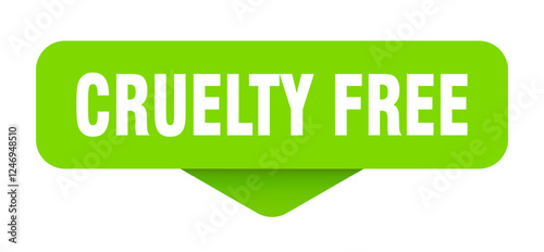 cruelty free sticker. cruelty free sign on transparent background