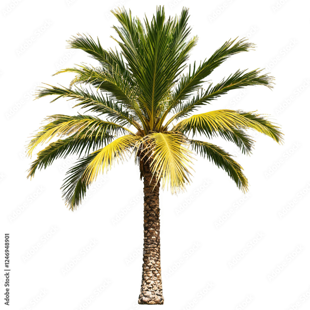 Obraz premium palm tree isolated on transparent background