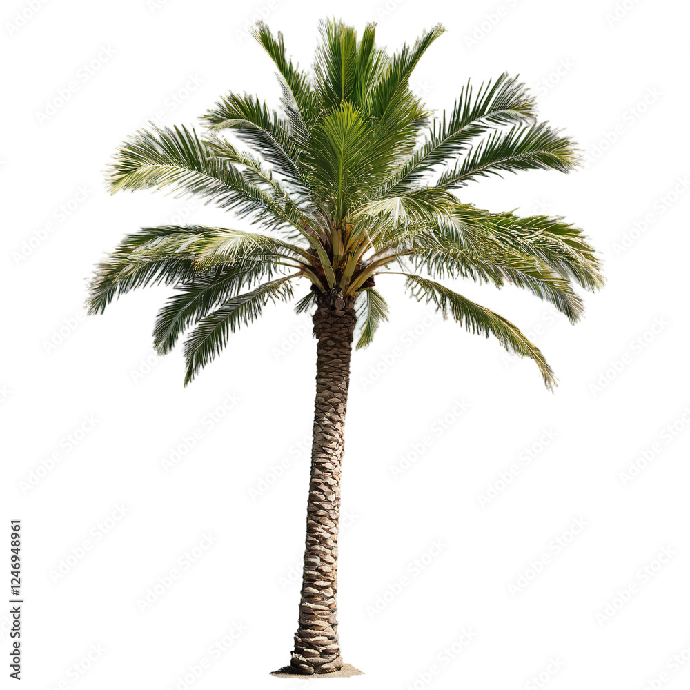 Obraz premium palm tree isolated on transparent background