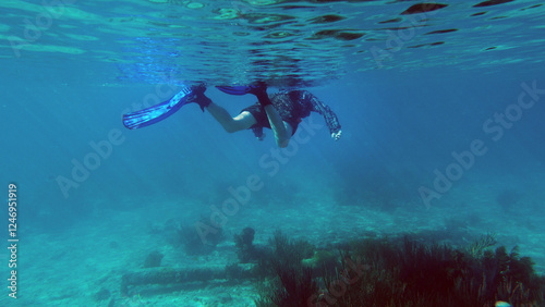 Obraz na plátně Snorkeling