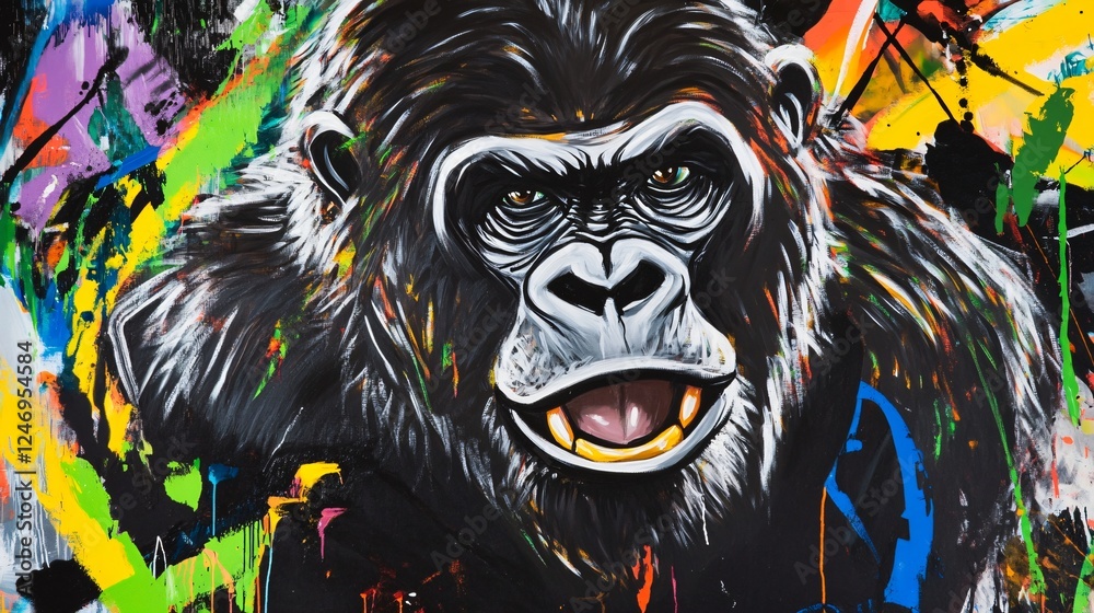Fototapeta premium Cross river gorilla