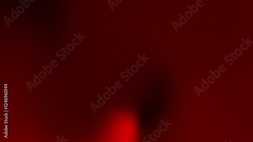 A blurred red abstract background with dark tones, evoking a sense of mystery.