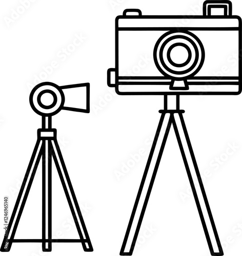 camera and tripod