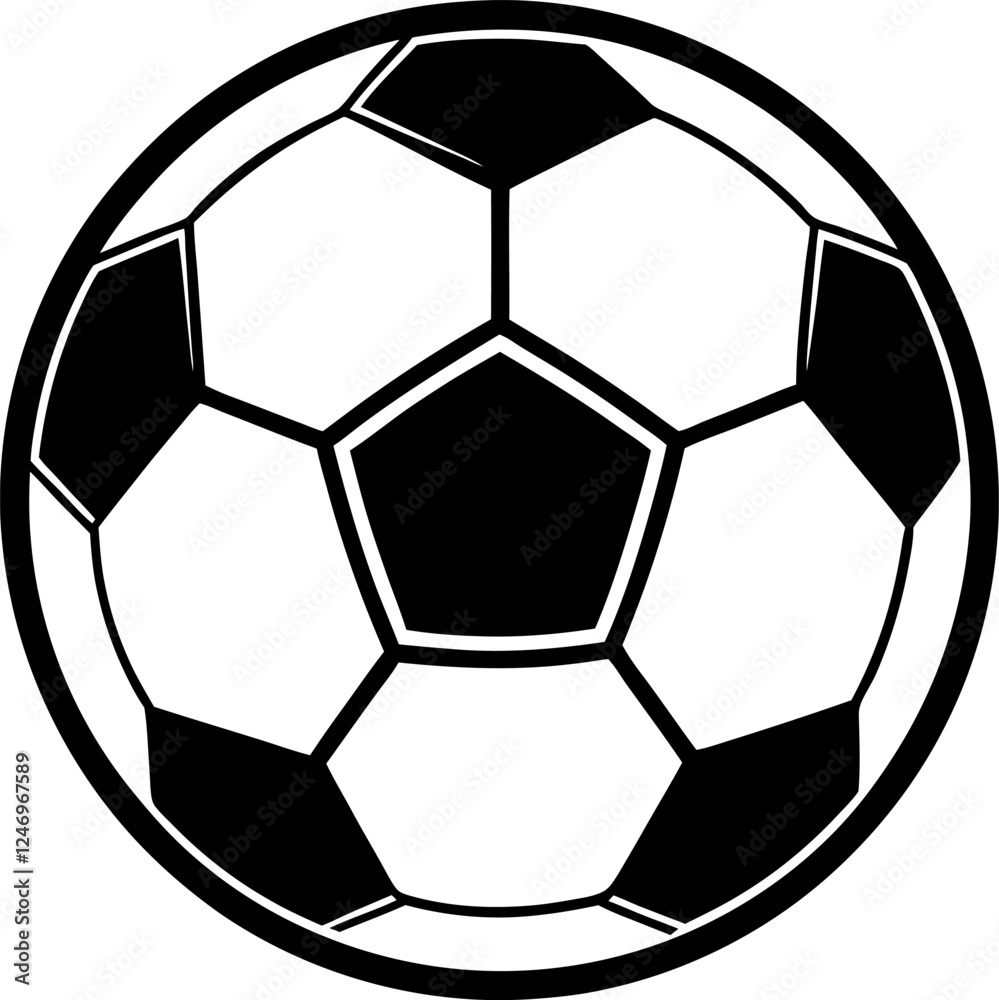 soccer ball isolated on white