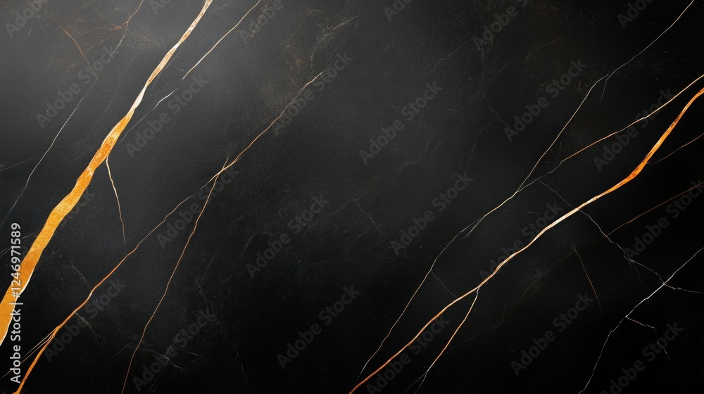 Elegant marble texture featuring bold white veins with rich black background, perfect for interior design use in various settings Elegant marble texture featuring bold white veins with rich black background, perfect for interior design use in various settings