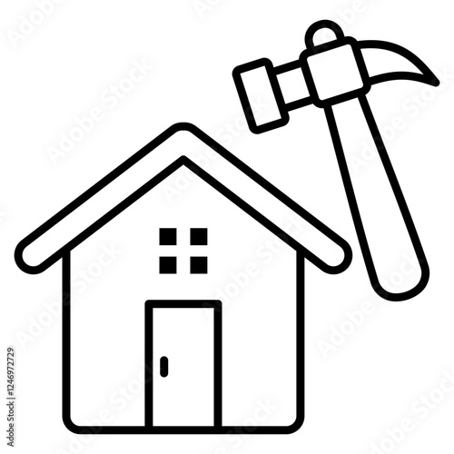 Home Maintenance  Icon Element For Design