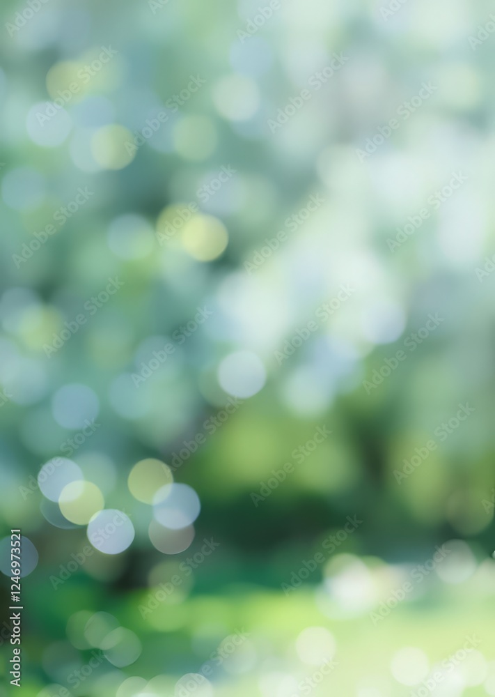 Obraz premium Spring background - abstract green blue background with bokeh bokeh green bokeh green abstract background light bright blur pattern