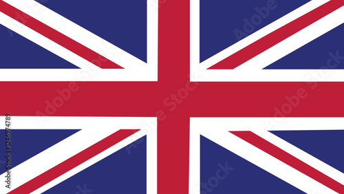 Uk flag vector icon.