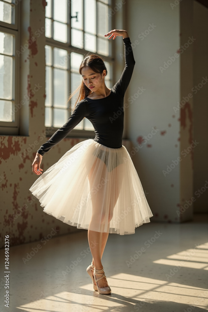 Naklejka premium ballerina