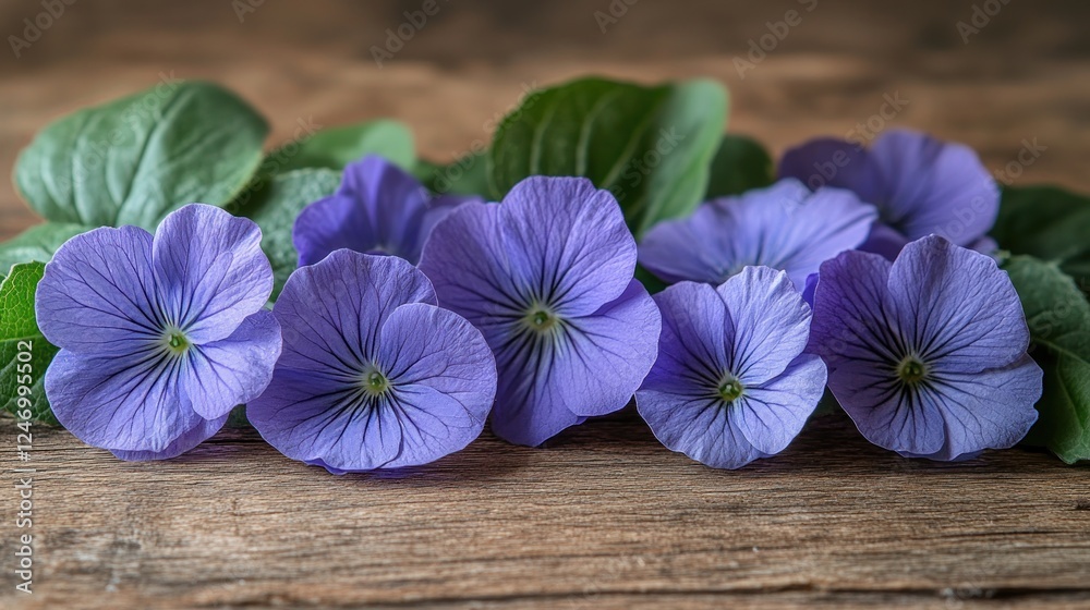 Purple flowers wooden background spring floral arrangement Purple flowers wooden background spring floral arrangement