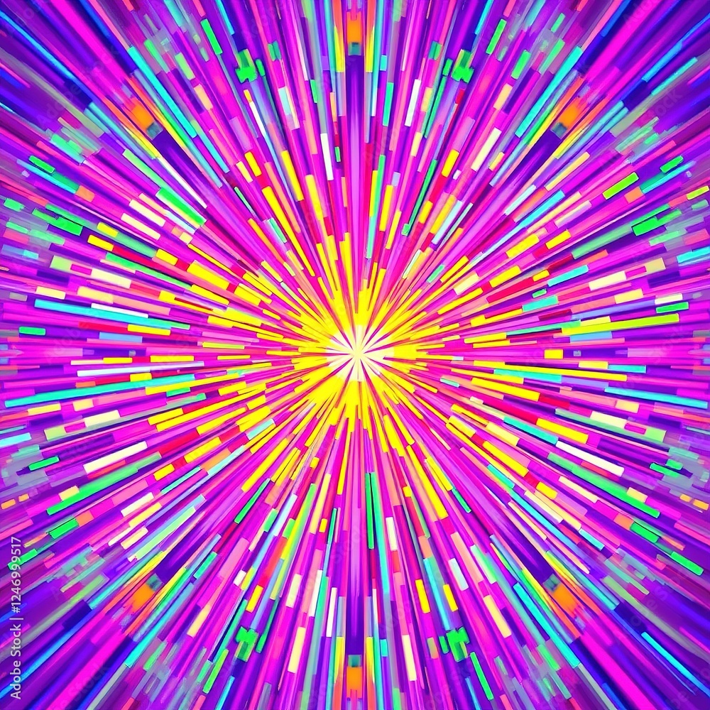 Obraz premium Visual Symphony: Doodle Mashup on Abstract Canvas for Educational Concepts