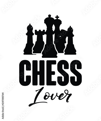 Chess quote typography design graphic Chess design download from adobe stock