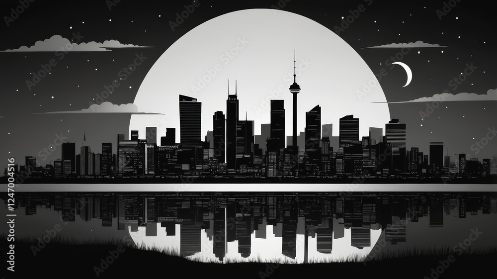 Fototapeta premium new york city skyline