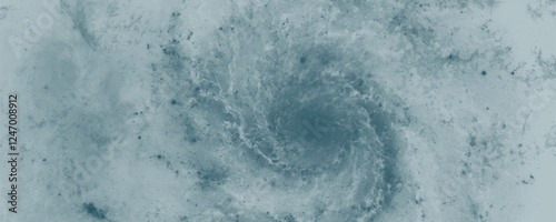 Abstract Galactic Artwork Highlighting the Stunning Formation of a Distant and Radiant Nebula
