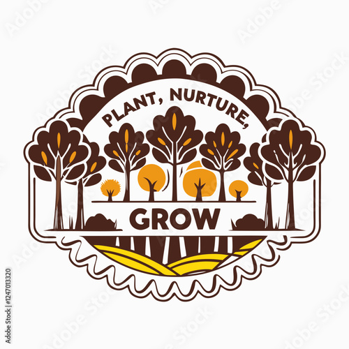 Abstract nature-inspired design for growth and renewal