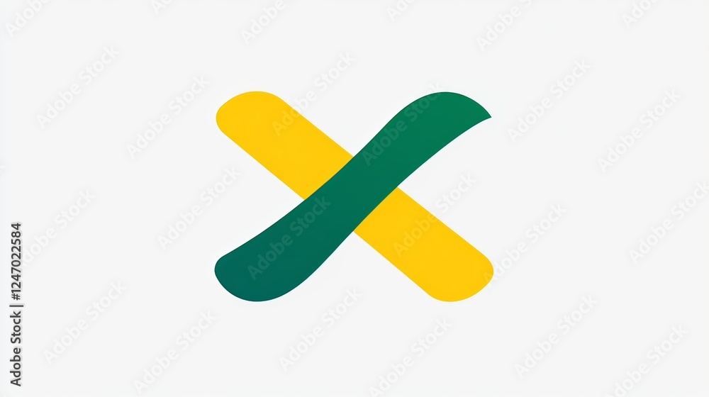 yellow and green logo featuring the letter 'X' in a square shape on a white background yellow and green logo featuring the letter 'X' in a square shape on a white background
