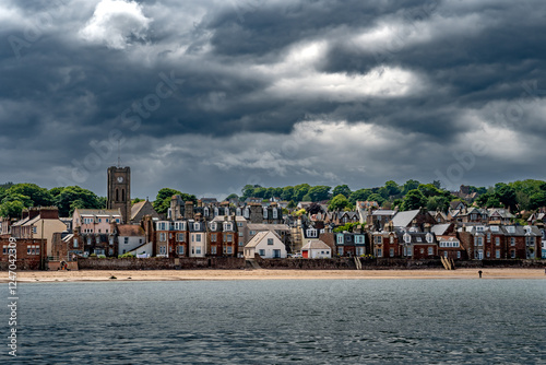 Picturesque Atlantic Coast Near North Berwick In East Lothian In Scotland, UK