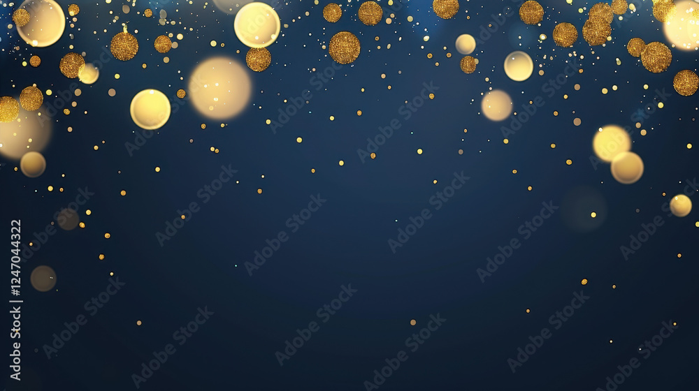 abstract blue and gold particle background abstract blue and gold particle background