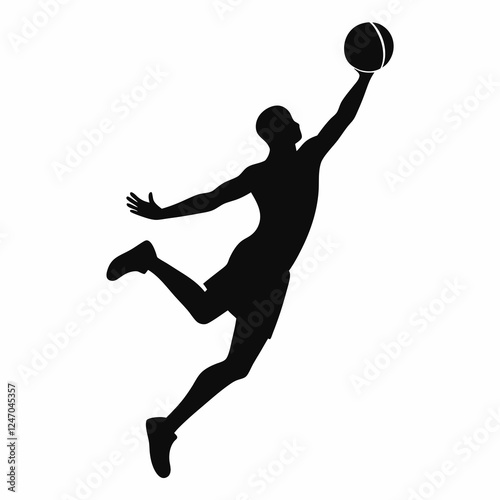 basketball player silhouette