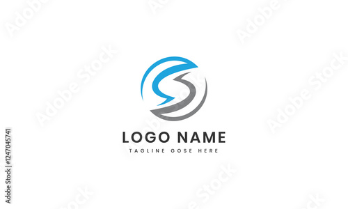 Abstract icons collection  waves s logo