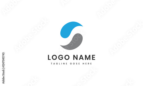 Abstract icons collection  waves s logo