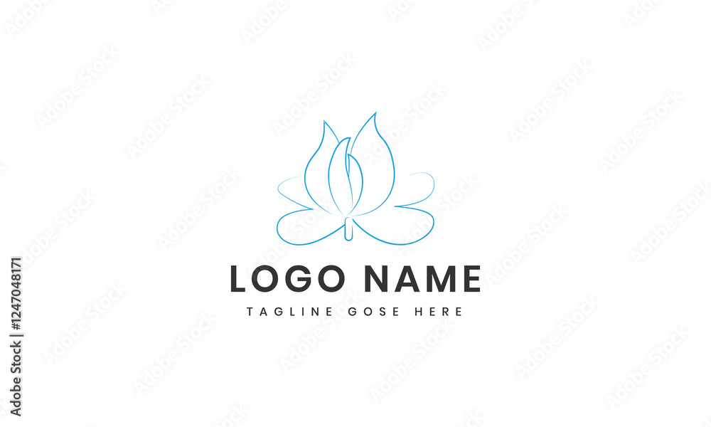 Abstract icons collection flower logo Abstract icons collection flower logo