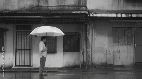 Rainy Day Stroll Through Alleyways photo