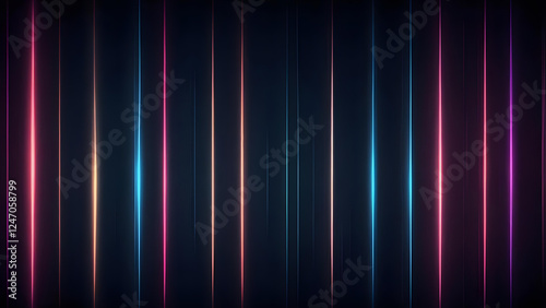 a vertical glowing speedlines background with rays photo