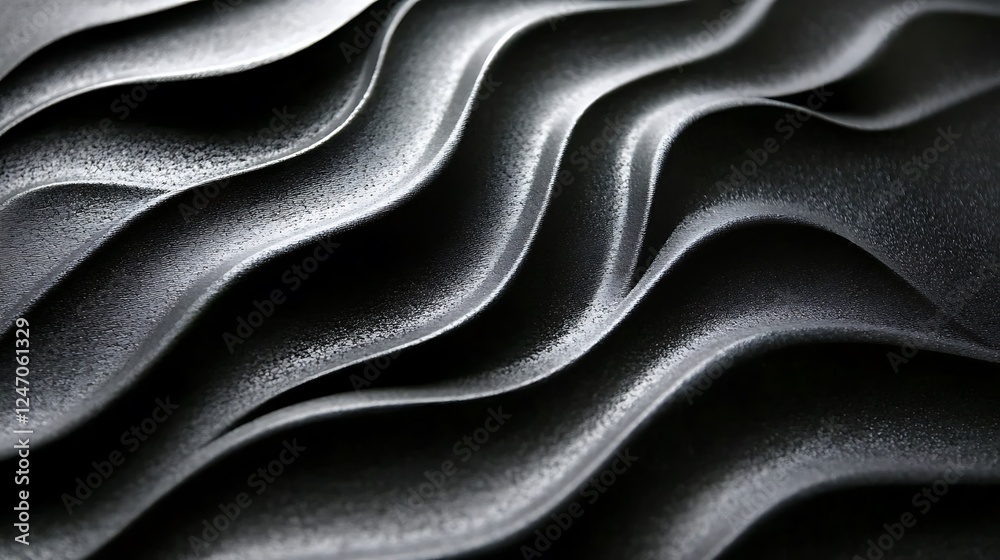 Naklejka premium Dark wavy texture background (1)
