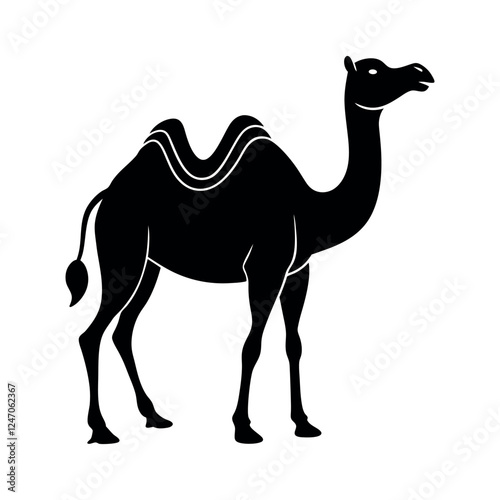 camel on white background