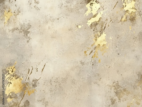 A beige background with a golden graffiti texture, light gray and gold style, delicate brushwork, high resolution, and texture photo