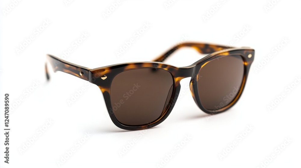 Isolated image of a pair of stylish sunglasses on a clean white background. Perfect for fashion accessory marketing. Isolated image of a pair of stylish sunglasses on a clean white background. Perfect for fashion accessory marketing.