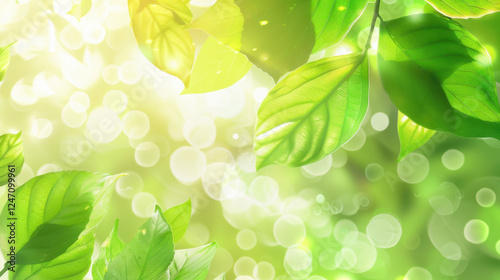 green leaf background