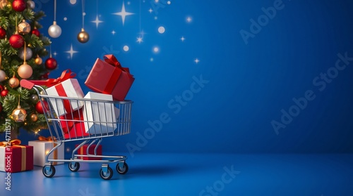 Store Marketing Background With Shopping Vibe And Solid Clean Background