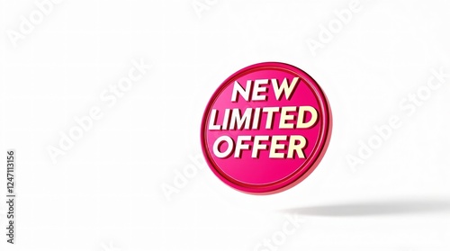 Limited Time Offer: A vibrant pink circle with a white border and the phrase 