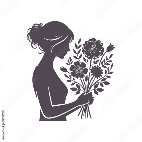 silhouette of a pregnant woman