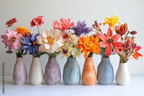 Vibrant floral arrangement showcasing a variety of blossoms in a dark setting