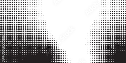 Halftone Grain gradient texture background with dots. Halftone Noise Stipple pointillism background. Sand, grain, grunge stipple effect background vector Illustration.