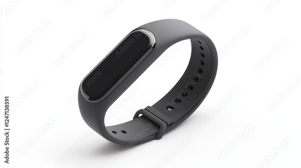 image of a fitness tracker on a white background, perfect for wearable technology or fitness product promotions. image of a fitness tracker on a white background, perfect for wearable technology or fitness product promotions.