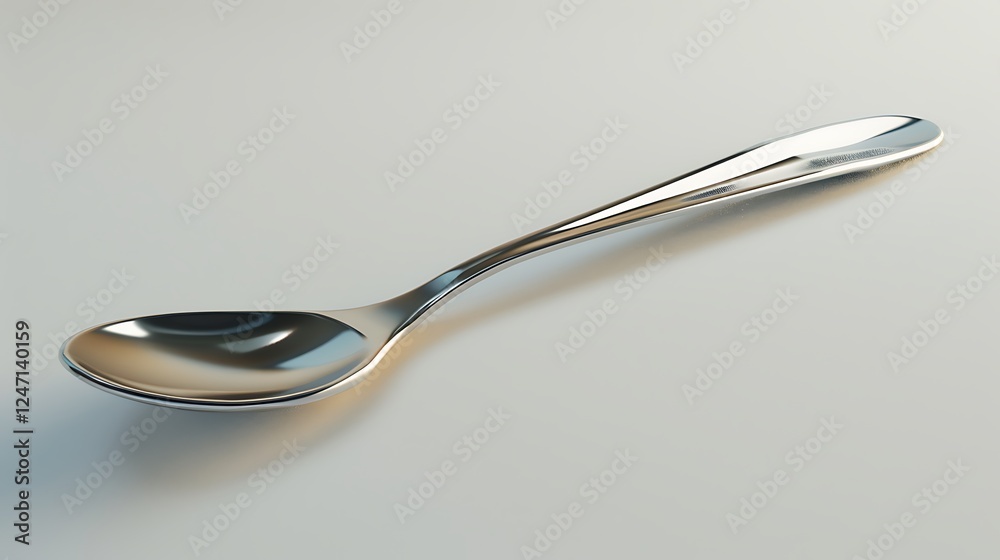 A polished stainless steel butter knife on a white background A polished stainless steel butter knife on a white background