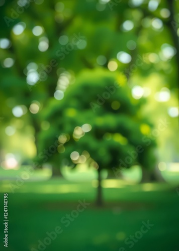 Abstract green background / blur of green tree on nature and bokeh bokeh green bokeh green abstract background light bright blur pattern
