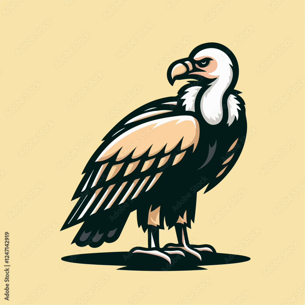 Obraz premium vulture vector illustration