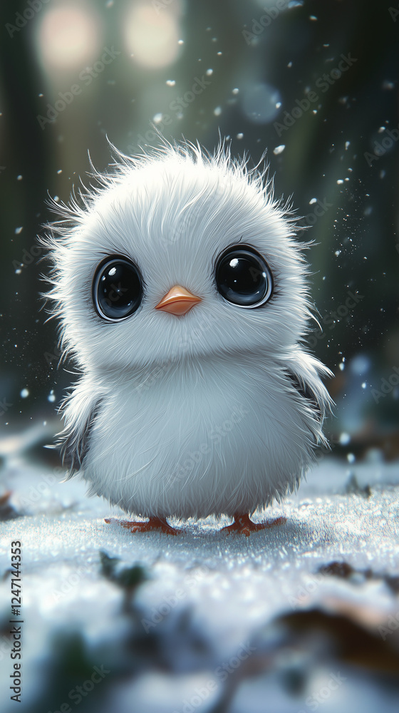 owl in the snow owl in the snow