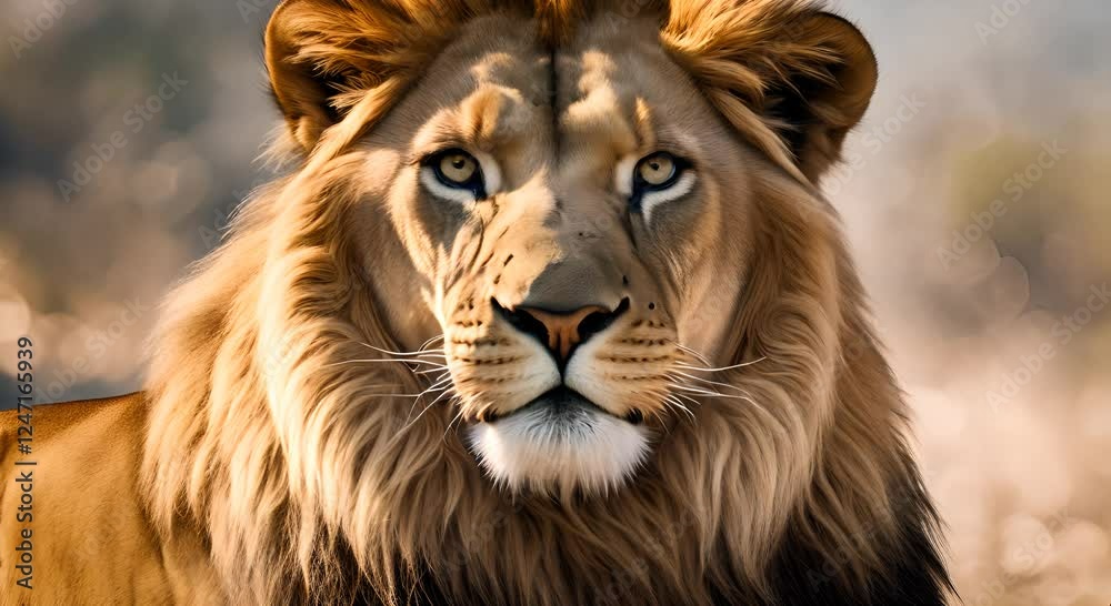Lion portrait abstract using designed lion animal cat mane wild wildlife king zoo mammal nature predator carnivore felino portrait leo safari head face big cat fur jungle big majestic 4KLion portrait 