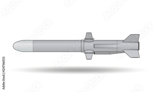 Anti ship missile with shadow