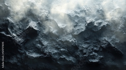 Smoky Rock Face Background Texture