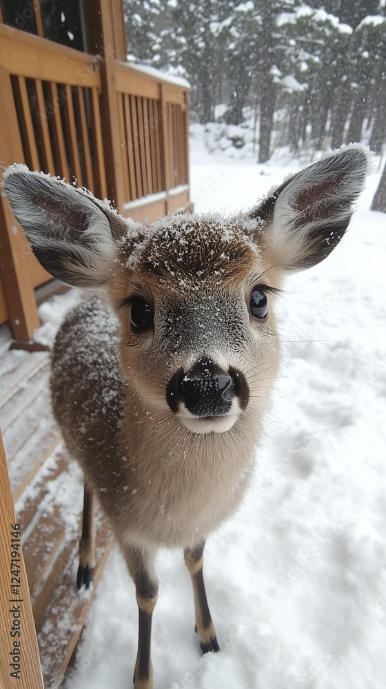 Obraz premium deer in the woods
