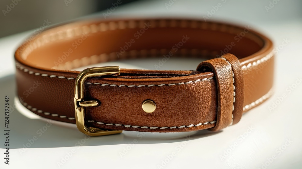 image of a dog collar on a white surface, perfect for pet accessory marketing. image of a dog collar on a white surface, perfect for pet accessory marketing.