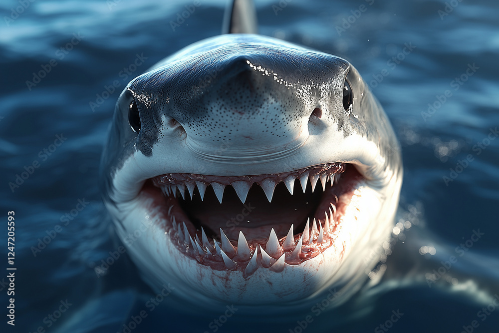 Fototapeta premium head of a shark